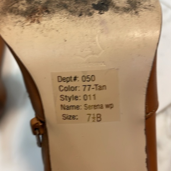 Wild Pair Serena cognac midcalf booties size 7.5 - Picture 10 of 11